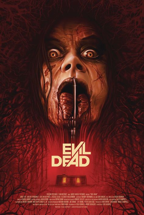 Evil Dead 2013, Horror Movie Tattoos, The Evil Dead, Action Movie Poster, Movie Tattoos, Horror Artwork, Horror Posters, Horror Movie Art, Evil Dead