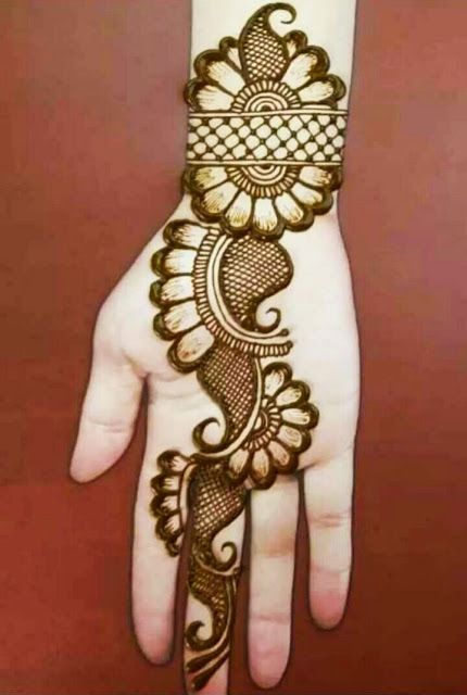 Mehndi Design Arabic Mehndi Designs Simple Unique, Mehindhi Design Arabic, New Mehndi Designs Unique Front Simple Easy, Mahadi Design Simple Easy, Right Palm Mehndi Design, Easy Henna Designs Front Hand, Mehendi Easy Designs For Hands, Arabic Henna Designs Simple Palm, Most Easy Mehndi Design