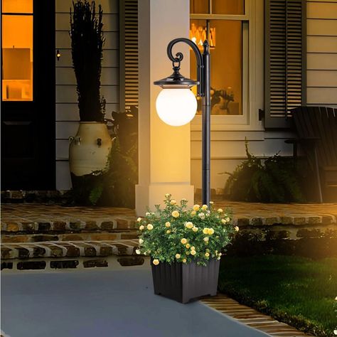 Solar garden lamps