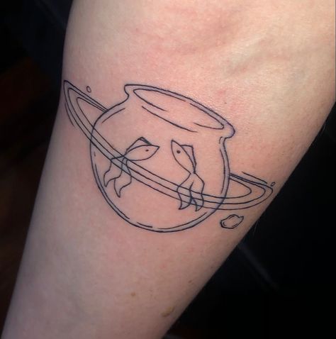 Fishbowl Tattoo Minimal, Wish You Were Here Tattoo Fish Bowl, 2 Lost Souls Swimming In A Fish Bowl, Fishbowl Tattoo Pink Floyd, Fish Bowl Tattoo Pink Floyd, Two Lost Souls Tattoo, Shine On You Crazy Diamond Tattoo, Fishbowl Drawing, Fish Bowl Tattoo