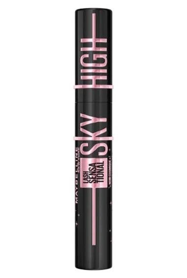 Lash Sensational Sky High Mascara, Sky High Mascara, Maybelline Cosmetics, Lash Sensational, Maybelline Lash Sensational, Bamboo Extract, Full Lashes, Makeup Is Life, Mascara Brush