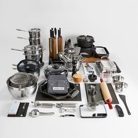 Rich Aesthetics, Culinary Student, Kitchen Basics, Japanese Knives, Kitchen Kit, Field Work, Stainless Kitchen, London Kitchen, Kitchen Gear