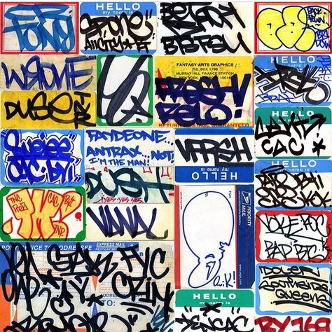 Chino BYI's collection of late 80's slaps Slaps Graffiti, 80s Graffiti, Graffiti Text, Graff Art, Graffiti Words, Graffiti Doodles, Scrapbook Printing, Trash Art, Graffiti Tagging