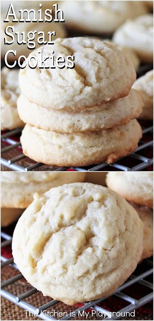 Amish Baking, Drop Sugar Cookie Recipe, Amish Cookies, Vanilla Cookie Recipe, Amish Sugar Cookies, Drop Sugar Cookies, Soft Sugar Cookie Recipe, Amazing Cookie Recipes, Drop Cookie