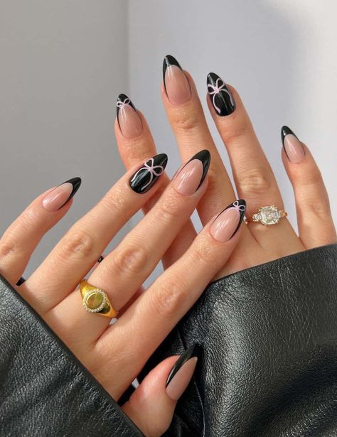 Coquette Vibes, Tuxedo Mask, Easy Bake, Pretty Gel Nails, Trendy Nail Art, Pastel Nails, Classy Nails, Fire Nails, Pretty Acrylic Nails