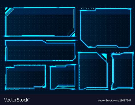 Sci Fi Device, Hologram Illustration, Hologram Screen, Sci Fi Military, Technology Design Graphic, Sci-fi Ui, Frame Technology, Cyberpunk Design, Game Gui