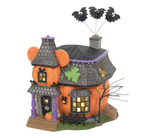 Haunted Manor, Something Good To Eat, Disney Village, Department 56 Halloween, Disney Furniture, Mickey Halloween, Halloween Village, Snow Village, Brave Enough