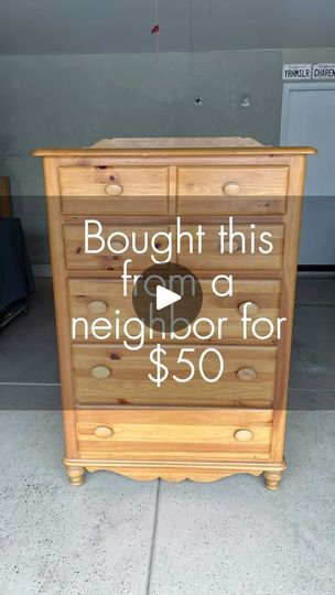 Diy Painted Furniture Ideas Inspiration, Refinishing Furniture Wood, Refurbished Oak Dresser, Repurpose Nightstand Ideas, Dresser Makeover Before And After, Refurbishing Old Furniture, Night Stand Makeover Diy, Repainting Dresser, Painted Furniture Ideas Colors