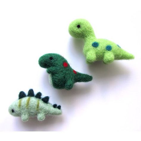 Felted Dinosaur, Needle Felted Dinosaur, Tovad Ull, Needle Felting Diy, Felting Ideas, Wool Needle Felting, Rabbit Rabbit, Needle Felting Tutorials, Needle Felting Kits