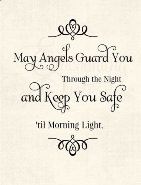 Sleep tight.. Angel Guard, Inspirerende Ord, Angel Quotes, I Believe In Angels, Fina Ord, Angel Prayers, Narnia Books, Prayer Board, Good Night Sweet Dreams