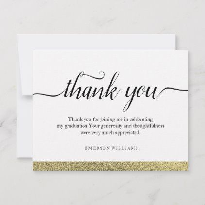 Thank You Notes Graduation, Thank You Card Sayings, Baby Shower Thank You Gifts, Calligraphy Thank You, Graduation Party Planning, Cute Thank You Cards, Graduation Thank You Cards, Grad Cards, Custom Thank You Cards