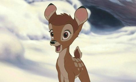 Bambi is the protagonist of the 1922Felix Salten novel, Bambi: A Life in The Woods, along with its 1939 sequel, Bambi's Children, the 1942 Disney film of the same name, and its midquel, Bambi II. He is the mate of Faline, the father of Geno, Gurri, and Ferto, the son of The Great Prince of the Forest and an unnamed mother, and friend of Thumper, Flower, Friend Owl, Gobo, and others. He has a rivalry with fellow stag, Ronno. 1 Background 1.1 Personality 1.2 Appearance 1.3 Biography 2 Quotes 3 Rel Great Prince Of The Forest, Life In The Woods, Bambi Characters, Bambi And Thumper, Bambi Disney, Nostalgia Art, Animation Movies, Disney Film, Deer Art