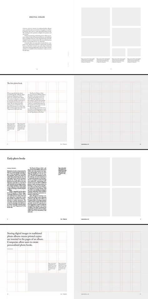 Square Photobook Grid System for InDesign | Serif Booklet Page Layout, Square Book Layout Design Inspiration, Grids Layout Design, Square Layout Template, Modular Grid Design Layout, Square Page Layout Design, Coffee Table Book Design Templates, Square Booklet Layout, Book Index Design Layout