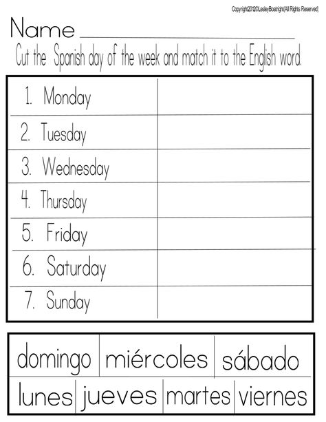 Preschool Spanish, Learning Spanish For Kids, Homeschool Spanish, Spanish Basics, Spanish Lessons For Kids, Spanish Worksheets, Speak Spanish, Spelling Worksheets, Elementary Spanish