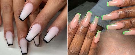 Nails Acrylic Outline, Outline Nail Art, Outline Nails Design, Outline Nails, Crazy Nail Art, Trend Ideas, Makeup Hacks Beauty Secrets, Nail Polish Trends, Basic Nails