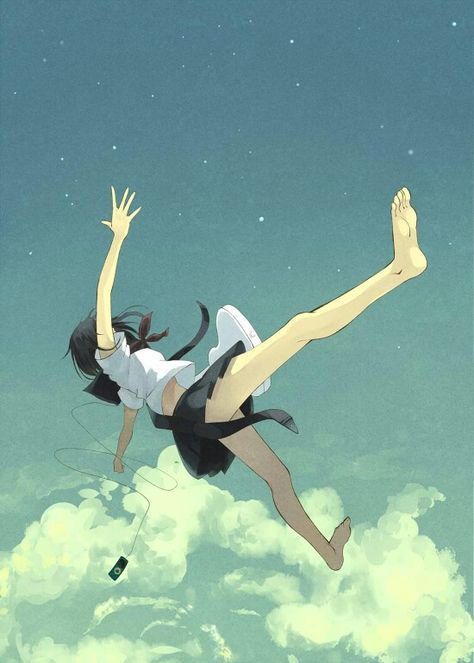 The anime version of "the falling dream" Fall Anime, Harley Quinn Art, Anime Version, Human Poses Reference, Human Poses, Animated Drawings, Manga Illustration, Drawing Reference Poses, Art Reference Photos