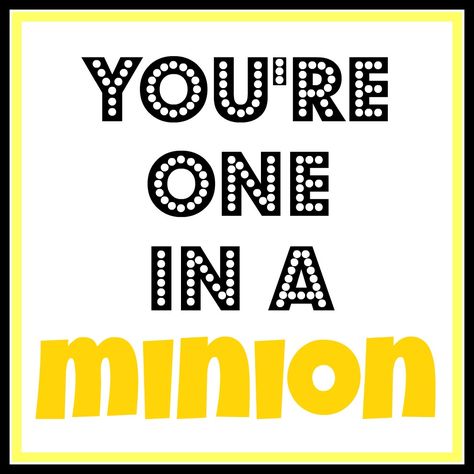 Kids will love these "one in a minion" snacks, complete with a keepsake felt minion craft.