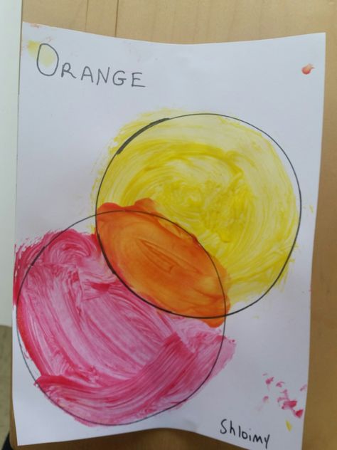 Red Preschool Crafts, Red Circle Crafts For Preschool, Orange Theme Preschool, Orange Toddler Crafts, Color Orange Crafts For Preschoolers, Orange Craft Preschool, Orange Art Preschool, Orange Colour Day Crafts For Kids, Preschool Orange Activities