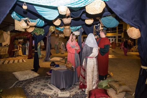 Bethlehem Themed Party, Vbs Town Of Bethlehem Scenery, Night In Bethlehem Decorations, Festival Of Nativities, Journey To Bethlehem Activities, Bible Times Marketplace, Bethlehem Christmas Decoration, Journey To Bethlehem Decorations, Bethlehem Marketplace Ideas