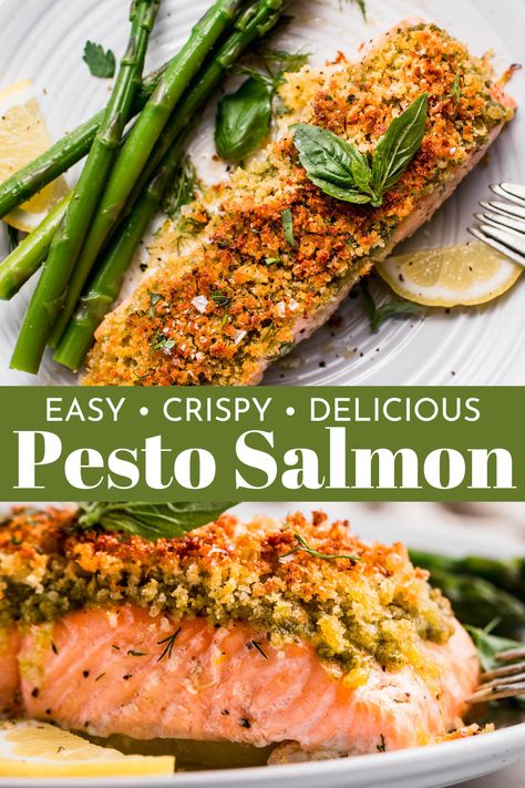 Pesto Fish Baked, Salmon Pesto Bowl, Salmon And Artichoke Recipe, Salmon Cutlets Recipes, Salt And Pepper Salmon, Salmon With Couscous Recipes, Keto Dinner Recipes Salmon, Salmon With Pesto Sauce, Salmon Dinners With Sides