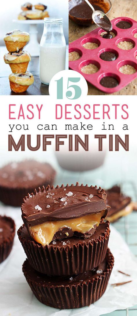 Muffin Tin Desserts, Desserts To Bake, Buzzfeed Tasty, Muffin Tin Recipes, Brownie Desserts, Bite Size Desserts, Pineapple Upside Down Cake, Oreo Dessert, Cheesecake Bites