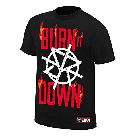 WWE Seth Rollins Burn It Down Authentic T-Shirt Black #ad Wwe Seth Rollins, Wwe Shirts, Wwe T Shirts, Boat Neck Shirt, Wrestling Shirts, Burn It Down, Mens Fashion Simple, Seth Rollins, Wwe Superstars