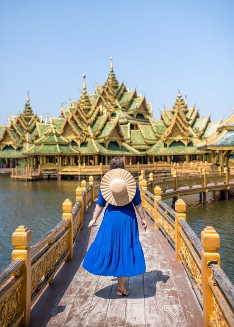 Bangkok Travel Photography, Thailand Temple Outfit Ideas, Bangkok Picture Ideas, Bangkok Thailand Photo Ideas, Bangkok Outfit Travel Ootd, Bangkok Photo Ideas, Thailand Temple Outfit, Bangkok Outfit Ideas, Thailand Poses