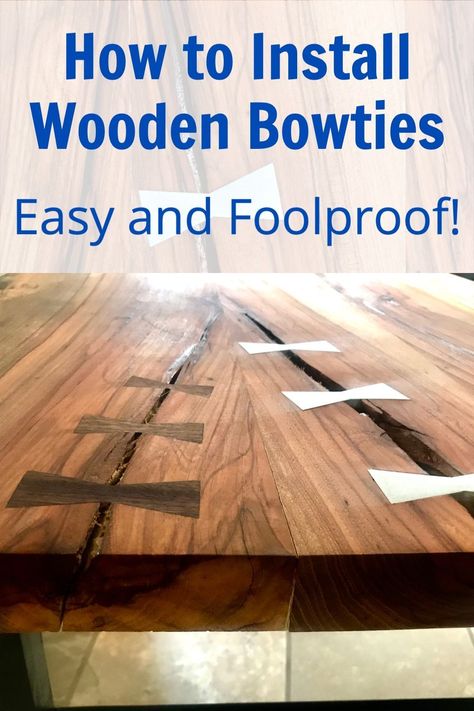 Bowtie Inlay Wood, Bow Tie Wood Joints, Woodworking Plans For Beginners, Diy Tiny House Plans, Wooden Bowtie, Cnc Furniture Plans, Wood Bowtie, Inlay Table, Diy Wood Furniture