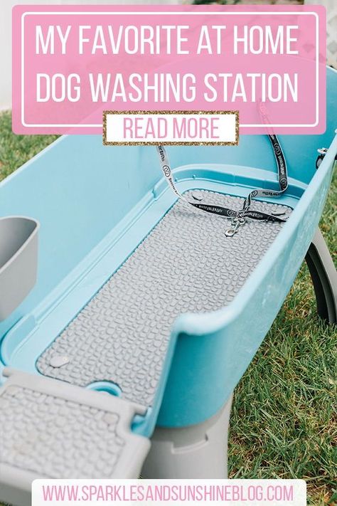 Diy Outdoor Dog Shower Station, Diy Dog Tub Ideas, Outdoor Pet Bathing Station, Outdoor Pet Shower Ideas, Pet Cleaning Station, Outdoor Shower With Dog Wash, Homemade Dog Wash Station, Pet Washing Station Outdoor, Diy Outside Dog Bath