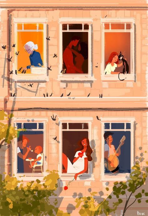 English Talk, Pascal Campion, What Dreams May Come, Adobe Photo, Building Illustration, Kids English, The Window, Face Drawing, Dreamworks