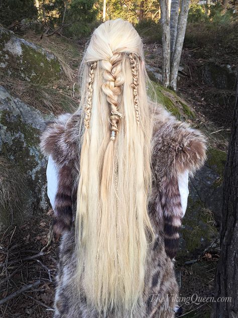 Viking Aesthetic, Medieval Hairstyles, Viking Braids, Viking Hair, Fantasy Hair, Long Blonde, Hair Reference, Long Blonde Hair, Grunge Hair