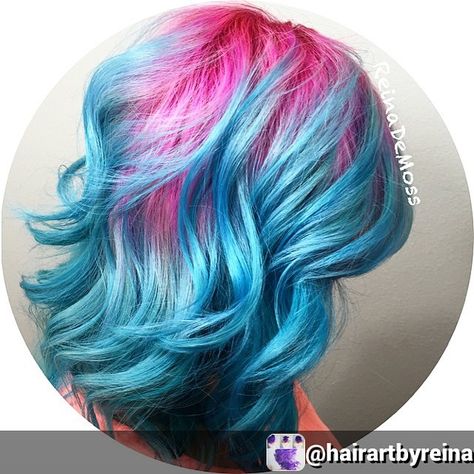 Ombre Dyed Hair, Blue And Pink Hair, Hair Color For Fair Skin, Soft Grunge Hair, Blue Ombre Hair, Dyed Hair Pastel, Ombre Blond, Ombre Hair Blonde, Hair Color Crazy