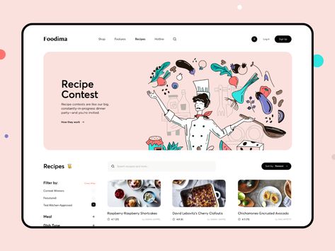 Desain Ui, Webdesign Inspiration, Design Presentation, Web Design Trends, Ui Design Inspiration, Web Layout, Blog Website, Website Design Inspiration, Design Website