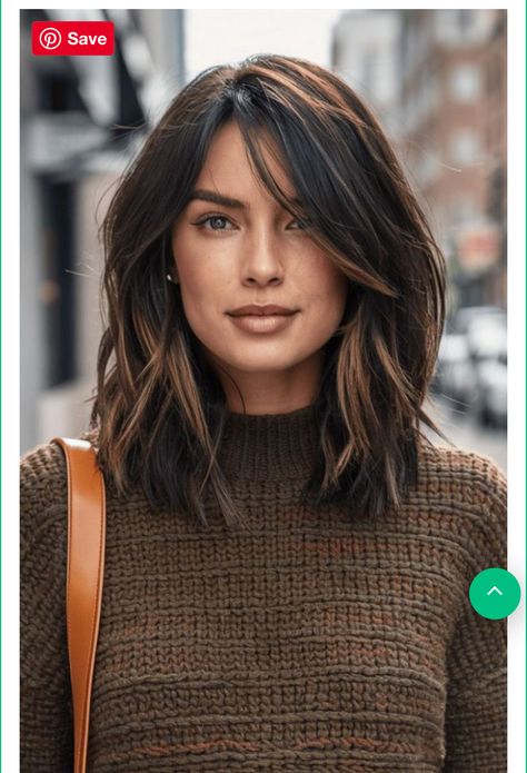 Rambut Brunette, New Hairstyle, Shoulder Length Hair Cuts, Hair Colours, Shoulder Length Hair, Medium Length Hair Cuts, Brunette Hair, Short Hair Cuts For Women, Short Hairstyles For Women