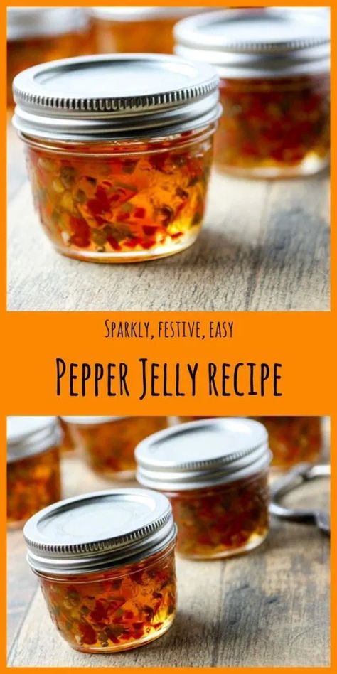 Jalapeno Jelly Recipes, Pepper Jelly Recipe, Pepper Jelly Recipes, Hot Pepper Jelly, Home Canning Recipes, Canning Vegetables, Jam Recipes Homemade, Homemade Jelly, Jelly Recipe