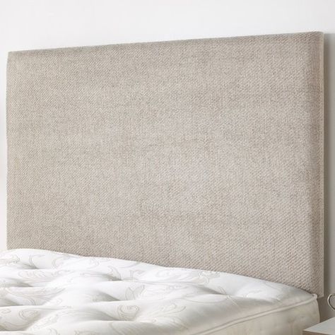 Mercury Row Handcrafted headboard with a tasteful, plain design with deep padding for a luxurious look and feel. Size: Super King (6'), Upholstery: Natural Luxury Headboard, Bunk Bed Plans, Triple Bunk Beds, Linen Upholstery Fabric, Diy Farmhouse Table, Diy Bed Frame, Fabric Headboard, Fantasy Homes, Headboard Designs