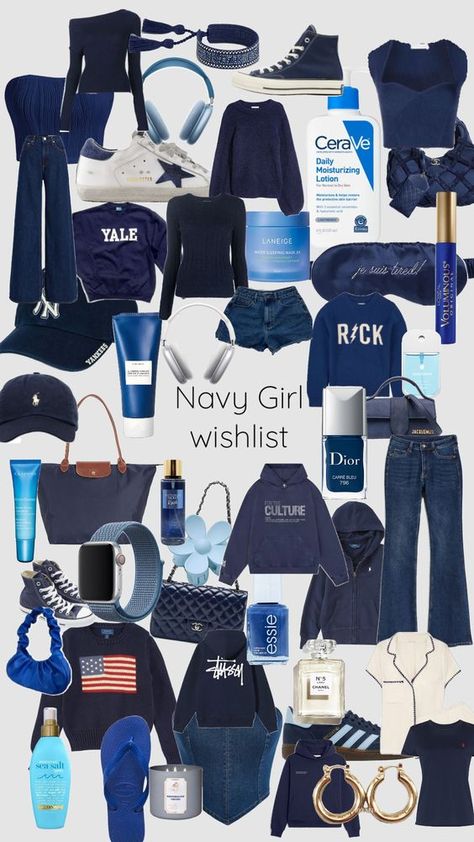 Wishlist Idea, Navy Blue Outfit, Navy Girl, Navy Outfit, Outfit Inspo Casual, Trendy Outfits For Teens, Cute Lazy Day Outfits, Cute Preppy Outfits, Stockholm Fashion