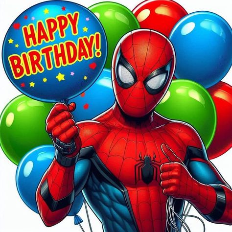 Spider Man Happy Birthday, Spiderman Printables, Diy Cake Topper Printable, Happy Birthday Spiderman, Cinderella Cake Topper, Mickey Mouse Cake Topper, Spiderman Cake Topper, Happy Birthday Clip Art, Happy Birthday Theme