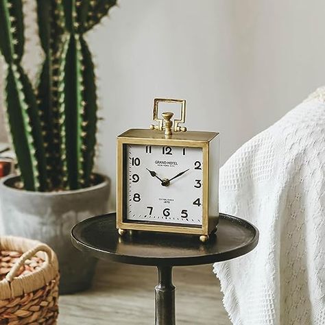 Our desk shelf clocks are made with premium metal that are lasting and durable. A combination of modern rustic with vintage characteristics, luxury simple but elegant Desk & Shelf Clock, Clock For Living Room, Oversized Wall Clock, Shelf Clock, Desk Shelf, Mantel Clocks, Antique Clock, Tabletop Clocks, Desk Shelves