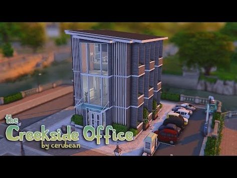 (463) The Creekside Office 👩‍💻 (No CC) | Sims 4 Speed Build - YouTube Sims 4 Office Building, Sims 4 Office, No Cc Sims, Sims 4 Speed Build, Office Job, Ace Attorney, Cc Sims, Sims 4 Cc Finds, Cc Finds