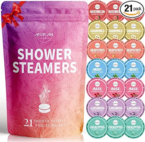 21 Shower Steamers Shower Tablets, Rose Lavender, Shower Oil, Shower Steamers, Organic Essential Oils, Unique Birthday Gifts, Santa Baby, Gifts For Your Mom, Christmas Gifts For Women