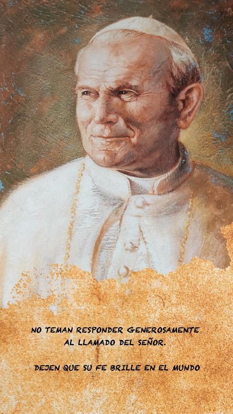 San Juan Pablo II Estampitas Santo Pope Saint John Paul Ii, San Juan Pablo Ii, St John Paul Ii, Juan Pablo Ii, John Paul Ii, San Giovanni, Catholic Faith, St John, Madonna