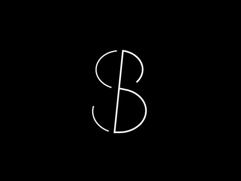 SB by Rich Baird #monogram #lettermark #logo #design #inspiration Sb Monogram, Sb Logo, Logo Minimalista, Startup Logo, Monogram Logo Design, Bold Logo, Marca Personal, Logo Fonts, Monogram Design