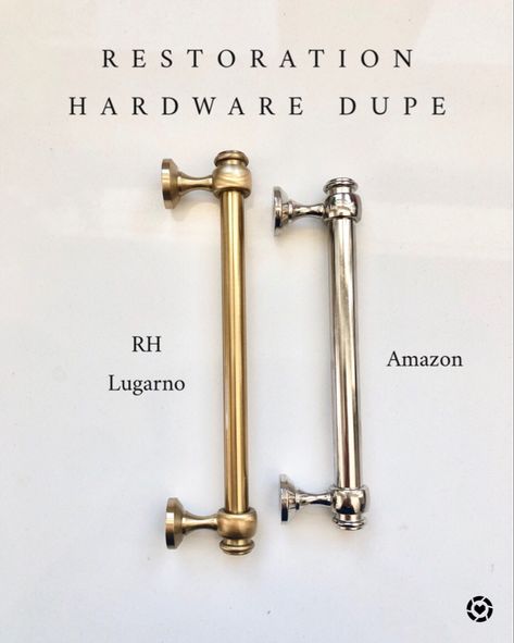 Restoration Hardware cabinet hardware Lugarno dupe from Amazon!  Cabinet Hardware, cabinet pull, brass hardware, chrome hardware, nickel hardware, pulls, Amazon finds, budget finds, kitchen hardware, home decor, deal finder, dupe, home decor   Restoration Hardware cabinet hardware Lugarno dupe from Amazon!  Cabinet Hardware, cabinet pull, brass hardware, chrome hardware, nickel hardware, pulls, Amazon finds, budget finds, kitchen hardware, home decor, deal finder, dupe, home decor    http://like Cream Kitchen Cabinets With Brass Hardware, Polished Brass Cabinet Pulls, Amazon Kitchen Cabinet Pulls, Brass Bathroom Fixtures Shower Heads, Library Table Bathroom Vanity, Gold And Silver Cabinet Hardware, No Hardware Cabinets, Restoration Hardware Pulls, Amazon Cabinet Pulls