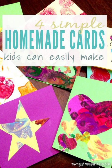 Four Simple Cards Kids Can Make | Homemade Thank You Cards from Toddlers and Kids Beautiful Refrigerator, Teacher Birthday Card, Thank You Cards From Kids, Teacher Appreciation Cards, Teacher Thank You Cards, Cards To Make, Handmade Thank You Cards, Birthday Card Craft, Homemade Birthday Cards