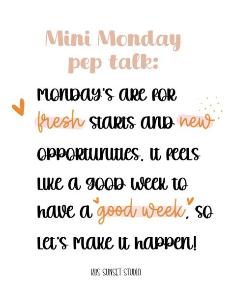 here’s your mini monday pep talk 🦋 p.s come see kb this week!!<3 Funny Monday Motivation, Mini Monday Pep Talk, Pep Talk Quotes, Monday Pep Talk, Peer Counseling, Business Education Classroom, Monday Affirmations, Motivational Monday Quotes, Monday Thoughts