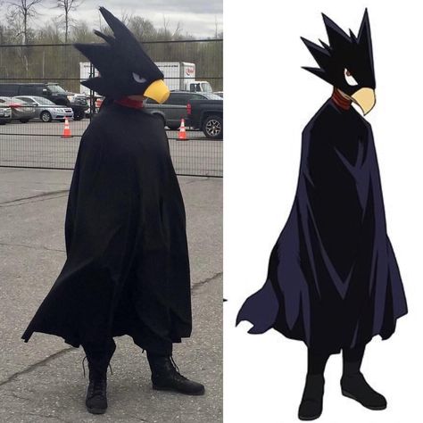 Tokoyami Cosplay, Tokoyami Boku No Hero, Fumikage Tokoyami, Robin One Piece, Mha Stuff, My Hero Academia Cosplay, Mha Cosplay, Epic Cosplay, Cosplay Diy