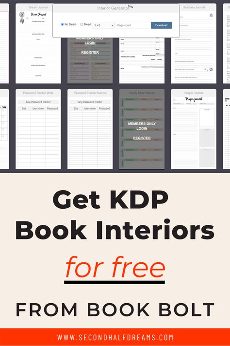 Need more KDP book interiors? Then check out Book Bolt. They have over 135 free no content and low content book interiors that you can download for free! Book Bolt Journal, Free Kdp Templates, Free Kdp Interior Templates, Kindle Publishing Passive Income, Kdp Low Content Book Ideas, Low Content Book Templates, Kdp Templates Free, Low Content Book Ideas, Book Bolt