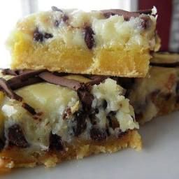 - Chocolate Chip (Ooey) Gooey Butter Cake Ooey Gooey Butter Bars, Ooey Gooey Butter Cake Recipe, Butter Cake Bars, Ooey Gooey Cake, Chocolate Butter Cake, Ooey Gooey Butter Cake, Gooey Cake, Easy Chocolate Desserts, Chocolate Chip Bars