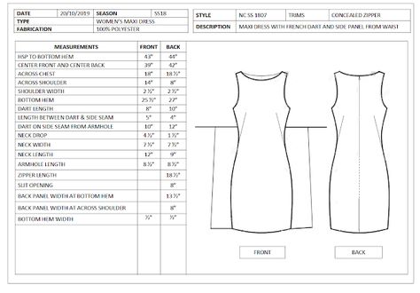 Make a garment spec sheet by your hand using excel template or a software. Steps for making spec sheet. Fabric Swatch Display, Fashion Design Software, Design Color Trends, Clothing Templates, Spec Sheet, Sheet Template, Fashion Design Sketchbook, Flat Sketches, Fashion Templates